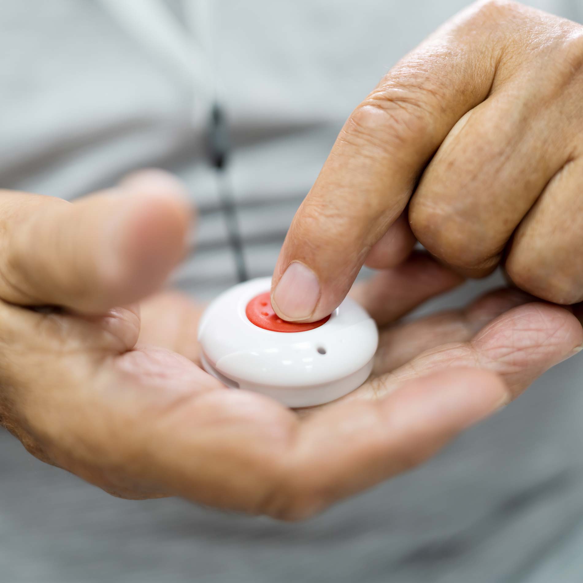An emergency call button available to Kennedy Meadows residents