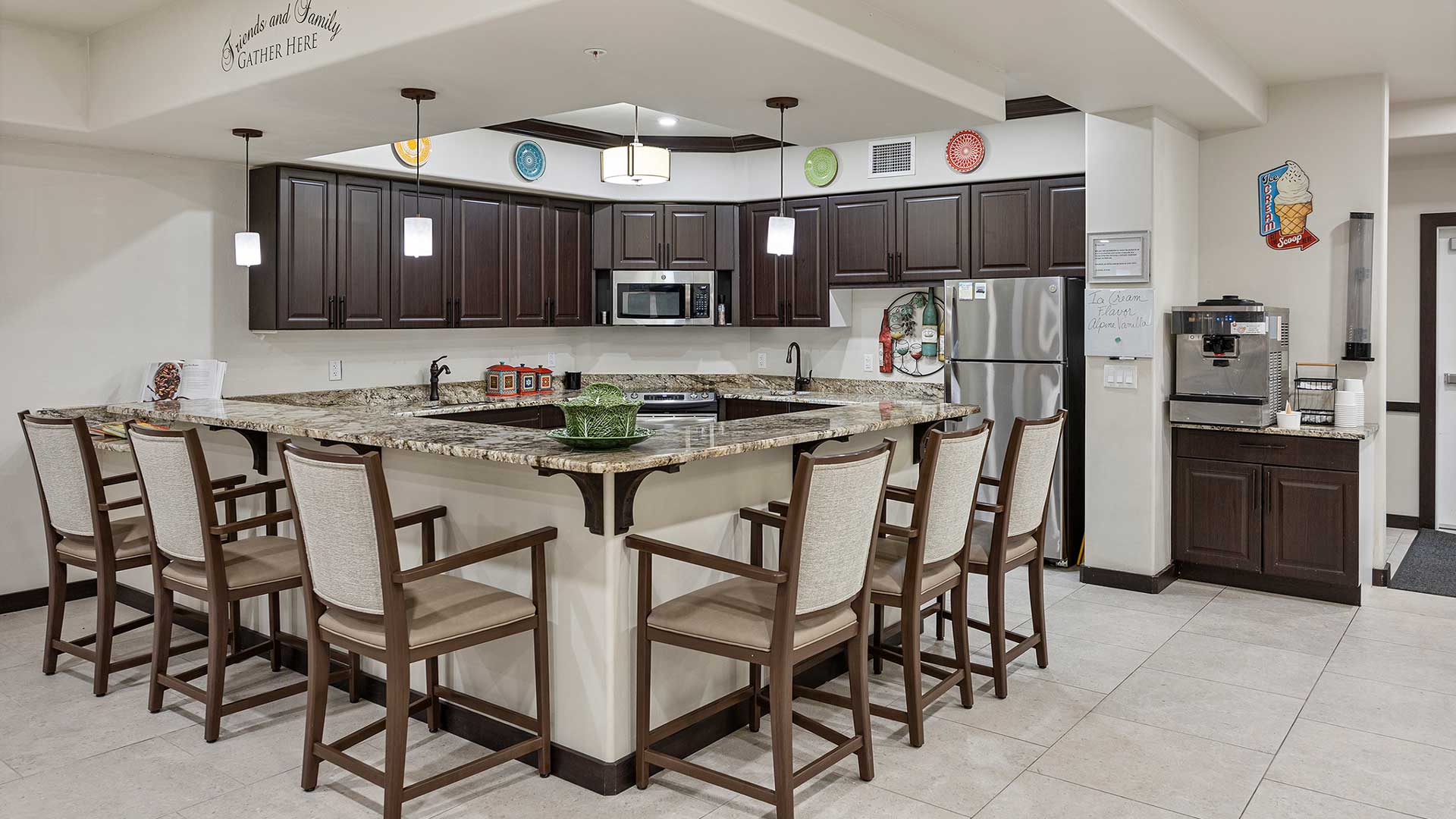 The kitchen at Kennedy Meadows